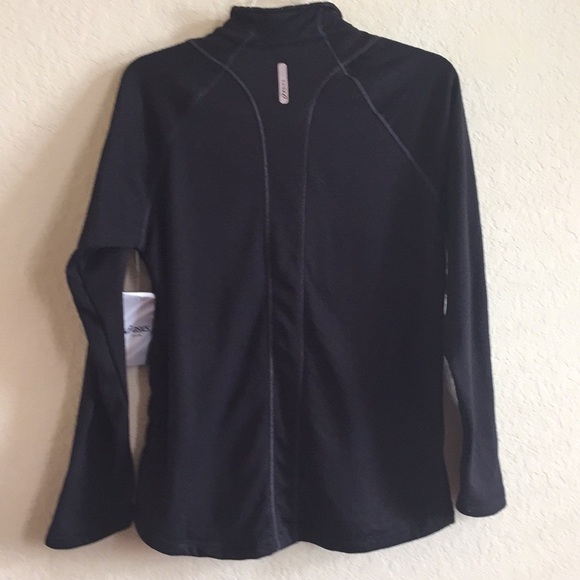 ASICS Men’s Quarter Zip Pull Over Fleece Sweater - Picture 4 of 5